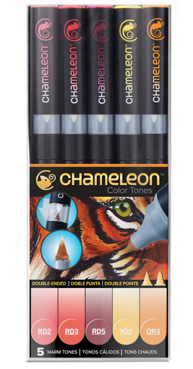 Chameleon Color Tones 5 Pen Warm Tones Set