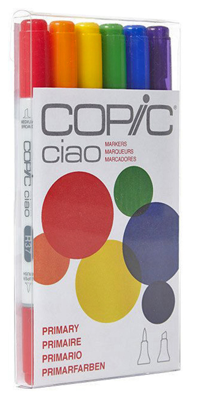 Copic Markers Ciao Set Alcohol Marker, 12, Basic, 12 Count