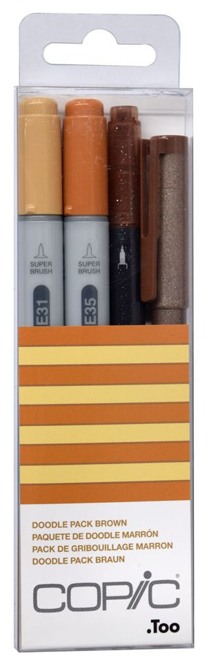 Copic Doodle Pack- Brown | Marker Supply