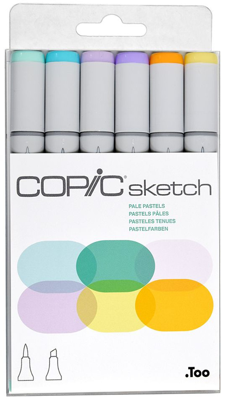 Copic Sketch- Pale Pastels Set of 6