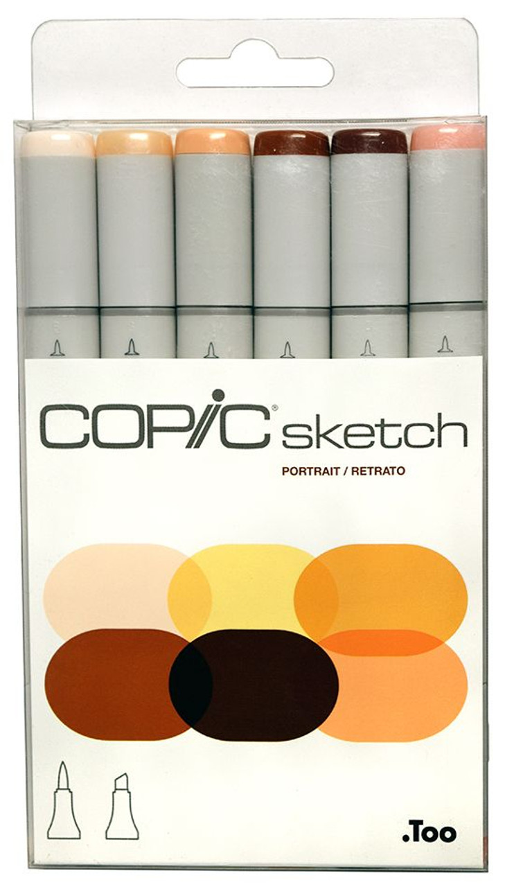🎨 🖌 COPIC SKETCH SET 3 MARKERS Color Fusion 6 - Sale of