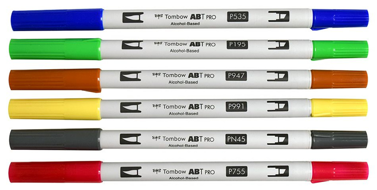 high quality alcohol based brush markers