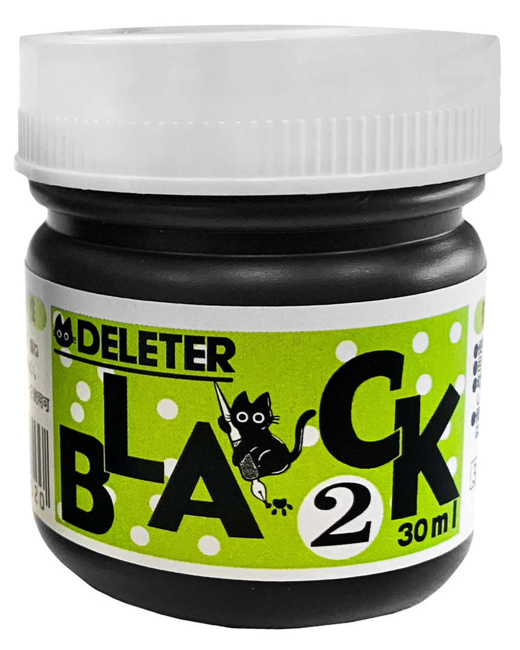 Deleter Black 4 Ink - Waterproof and Extra Dark - 30ml Bottle