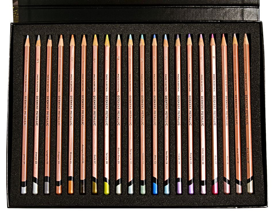 Derwent Metallic Pencil Gift Set of 20