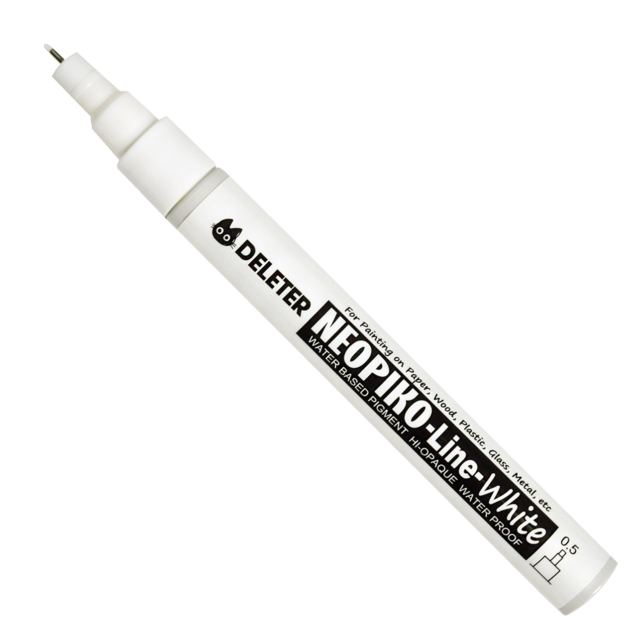 Deleter Neopiko Line White Pen, .5mm
