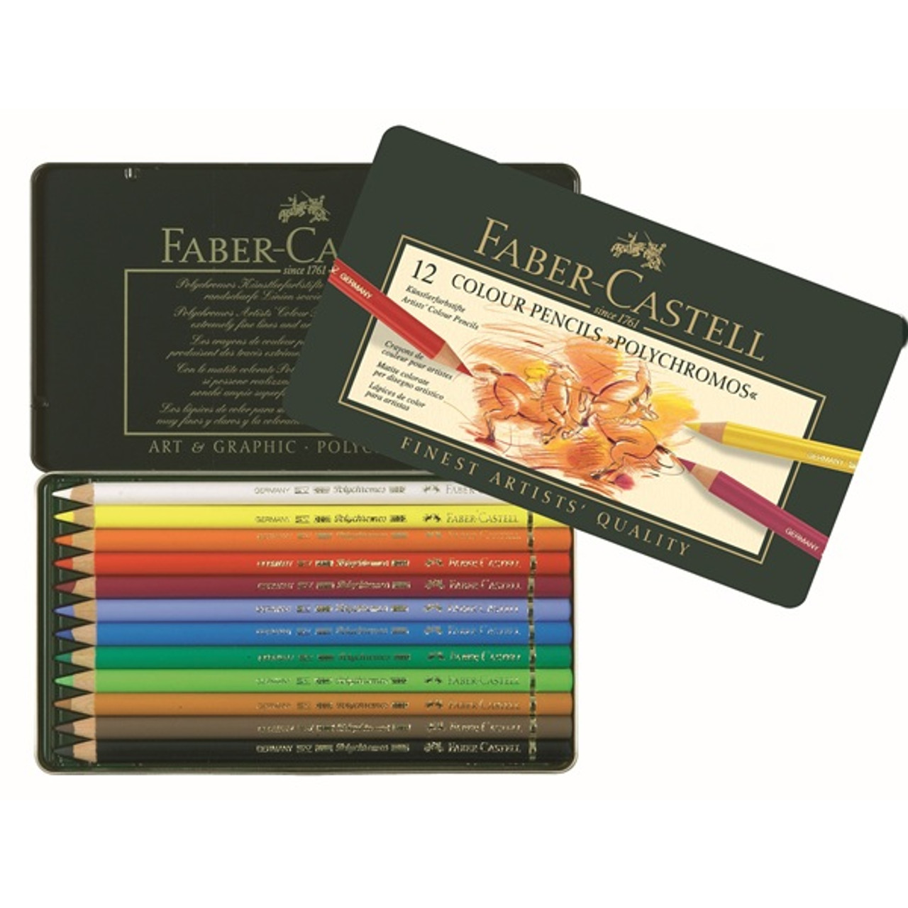 Faber-Castell Polychromos Oil-Based Colored Pencils