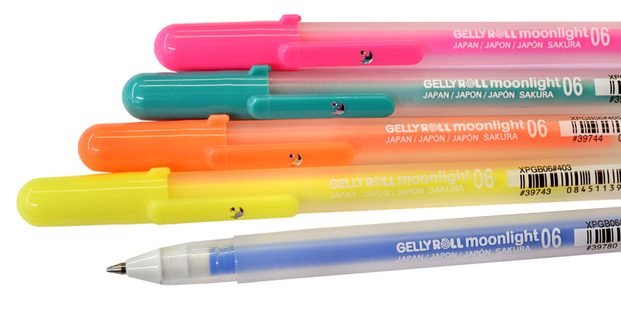 Gelly Roll Moonlight Fine Point Pens 5/Pkg