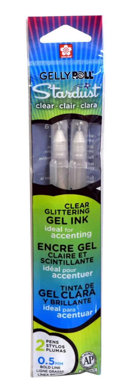 Clear Gelly Roll Glaze Pens (2)