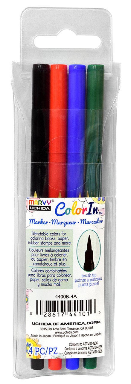 Prismacolor Premier Fine Line Marker Set, 4-Colors, Primary Colors