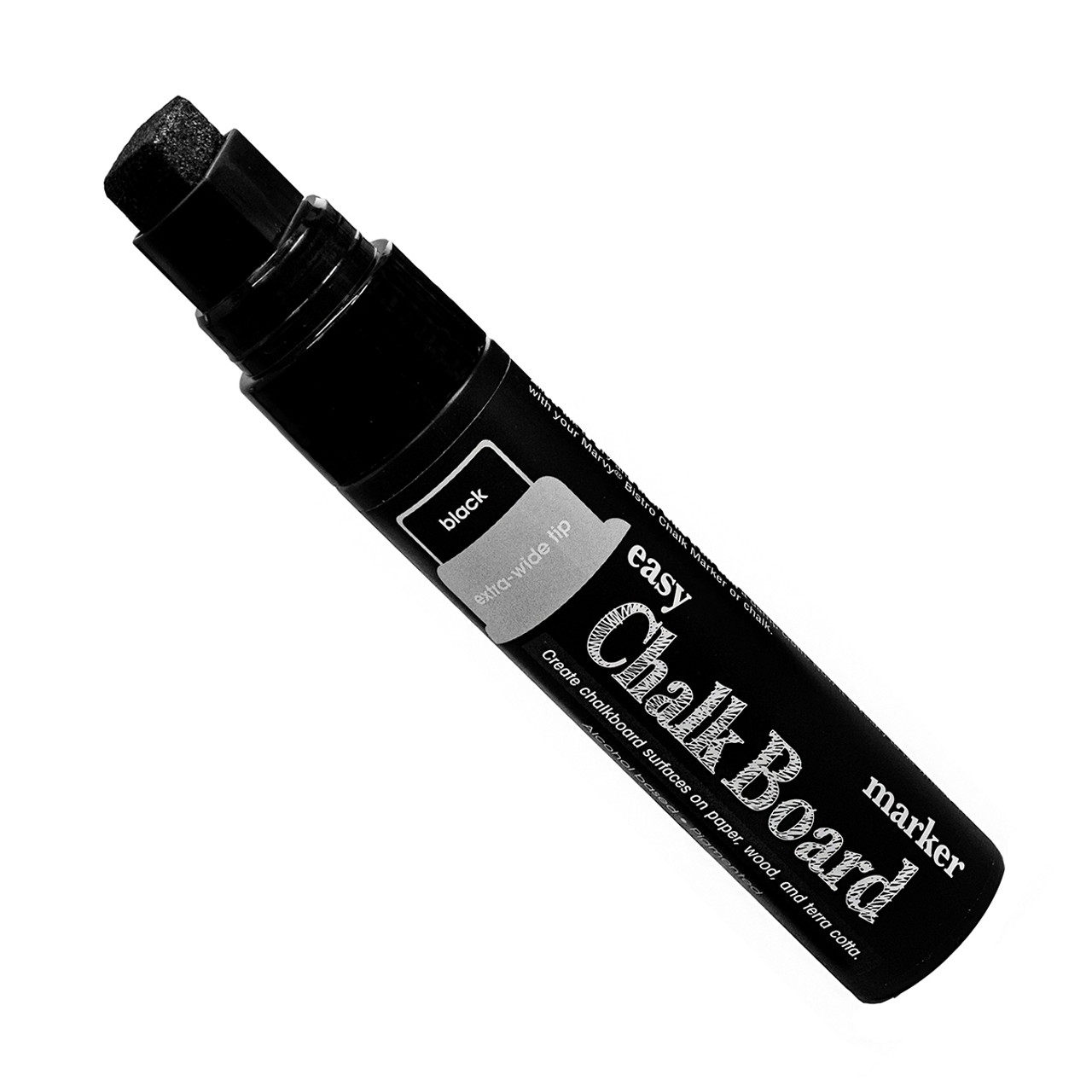 Uni Chalk Marker - Black, 15 mm