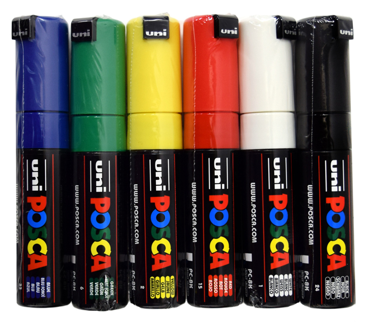 POSCA Paint Marker, PC-8K Broad Chisel, Black 