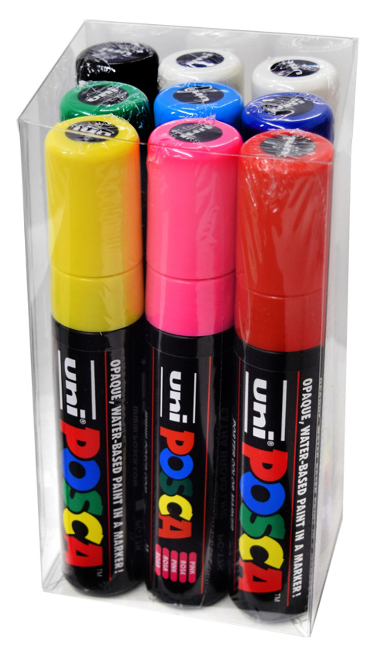 Posca Paint Marker Extra Broad PC17K, Multicolor Set of 9