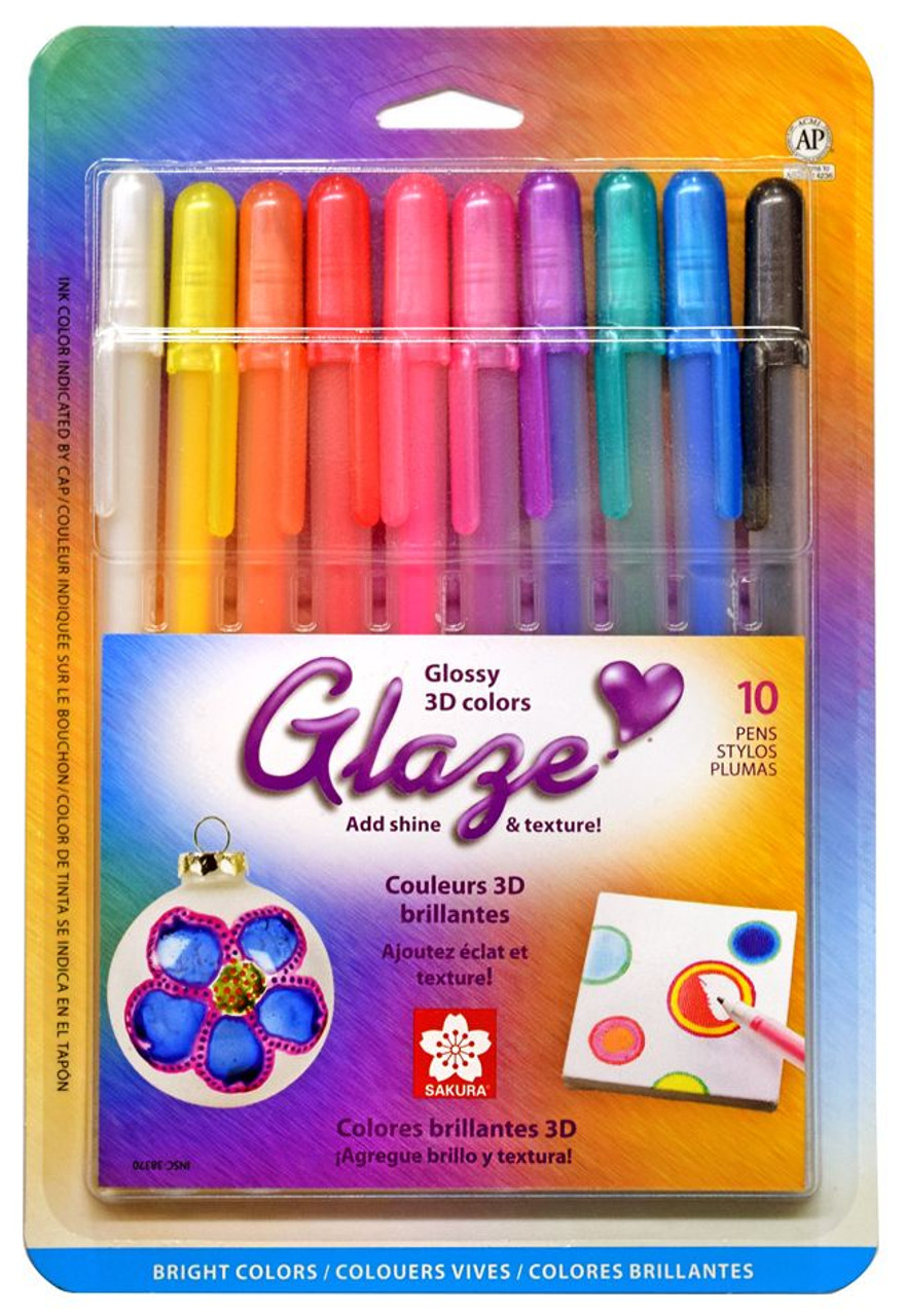 Sakura Glaze Glossy 3D Color Pen Black