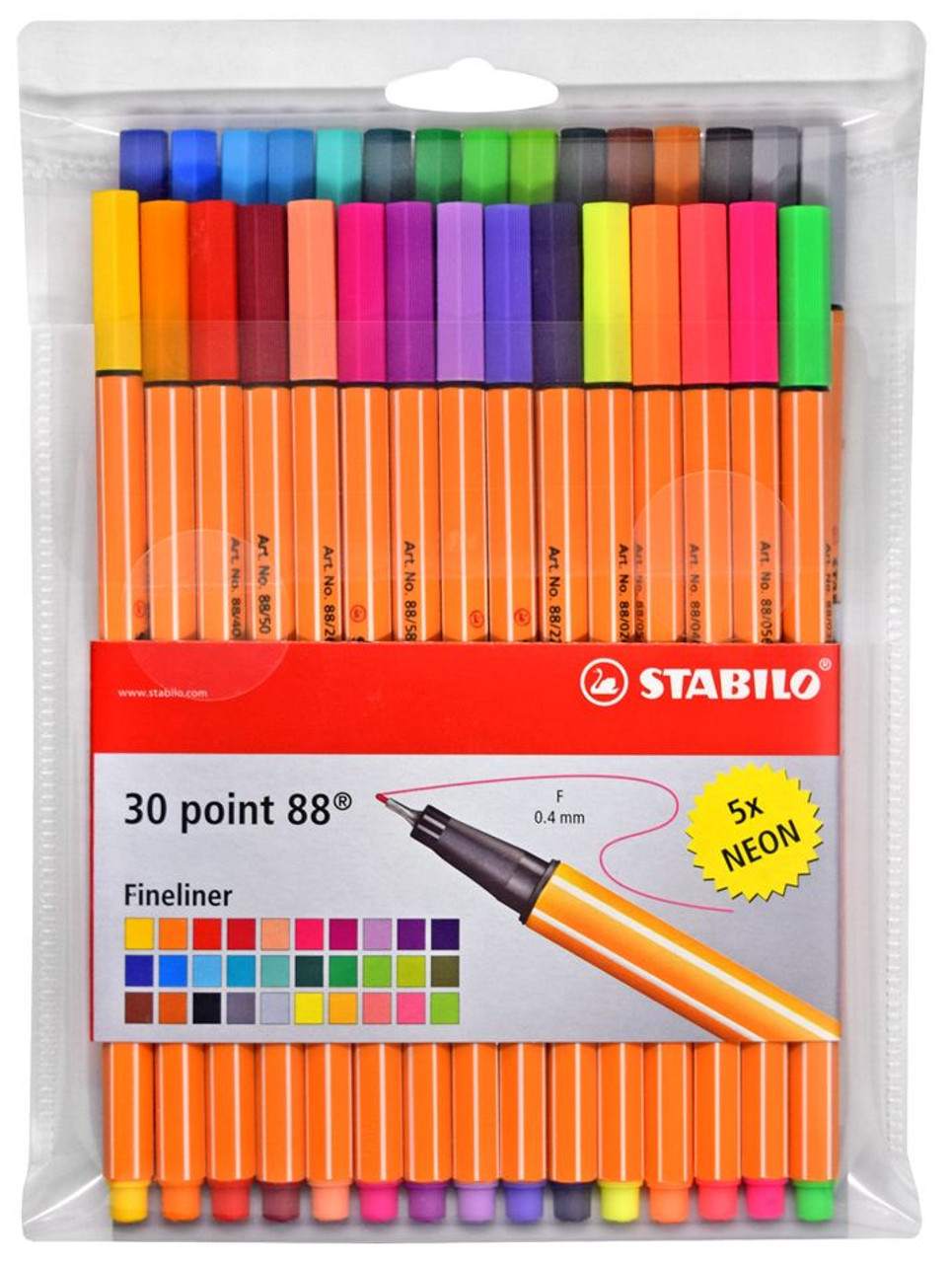STABILO Point 88 Multicolor Pack of 30