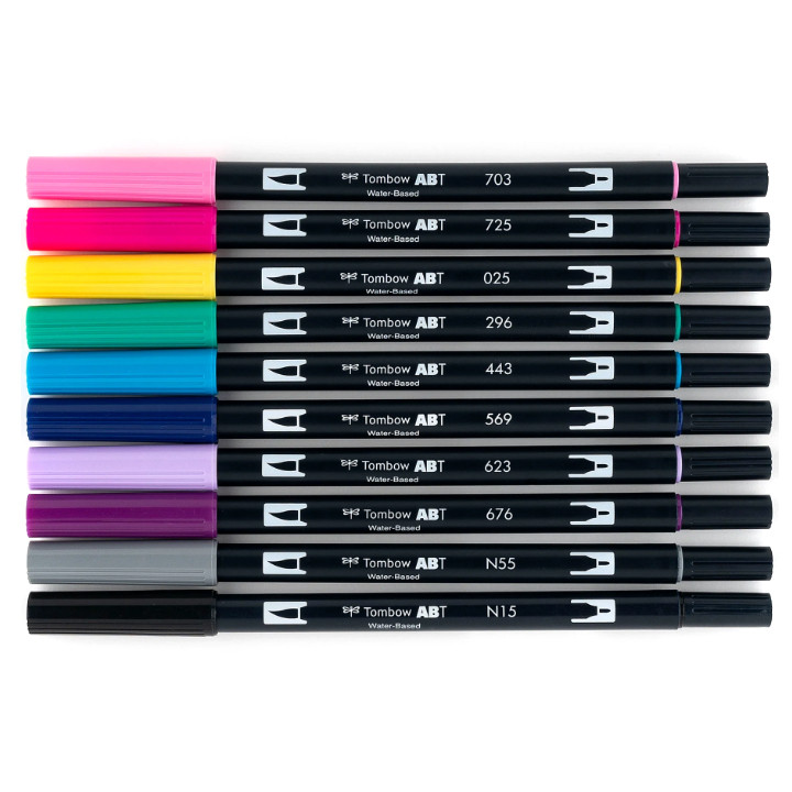 Tombow Dual Brush Pens- Galaxy Set of 10 | Marker Supply