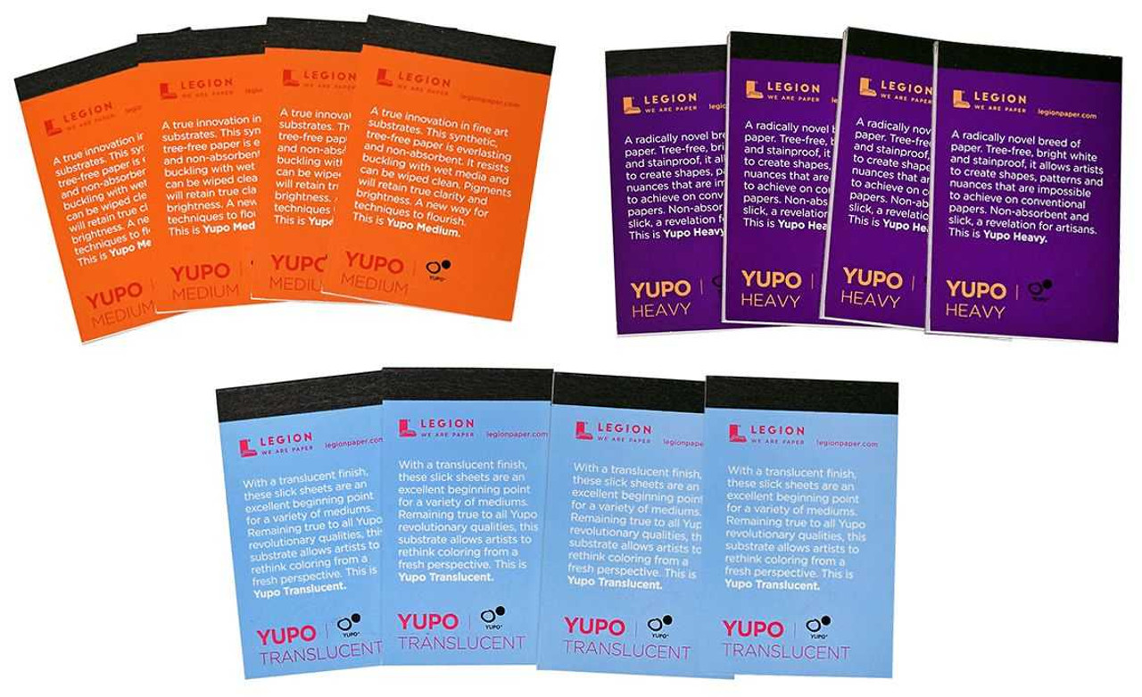 Yupo Paper Pad - 10/Sheets - 104lb Transparent (view sizes)