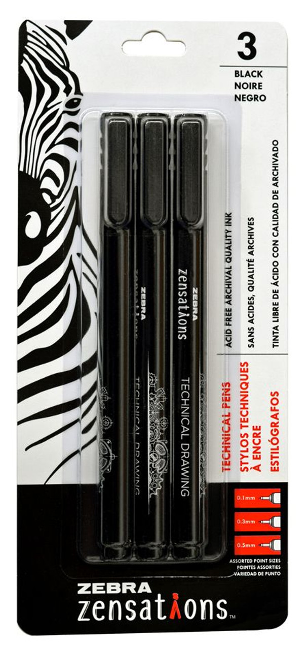 Zebra Zensations™ Colored Mechanical Pencil Set