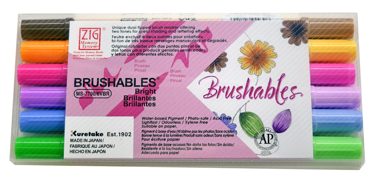 Zig Brushables Marker Baby Pink