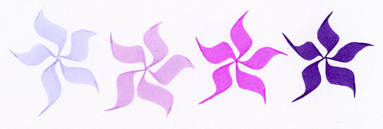 Zig Memory System Calligraphy Marker, Set of 4 Purple