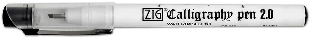 Zig Calligraphy Pen Oblique 2mm- 4 Color Set