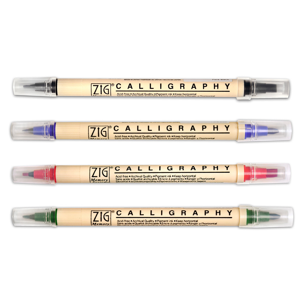 ZigCalligraphySetof4-