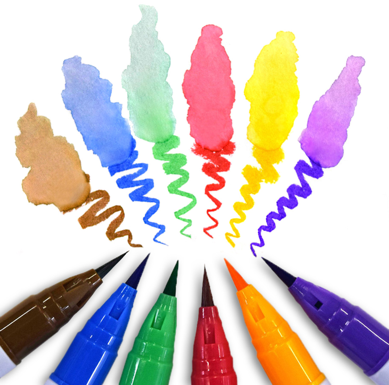 ZIG: Clean Color Real Brush Marker (Ochre 063) – Doodlebugs