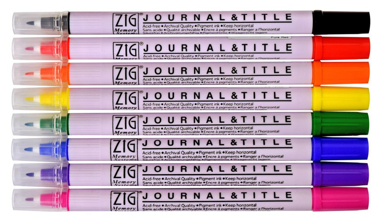 Zig Memory System Calligraphy II Pigment Marker Set of 24