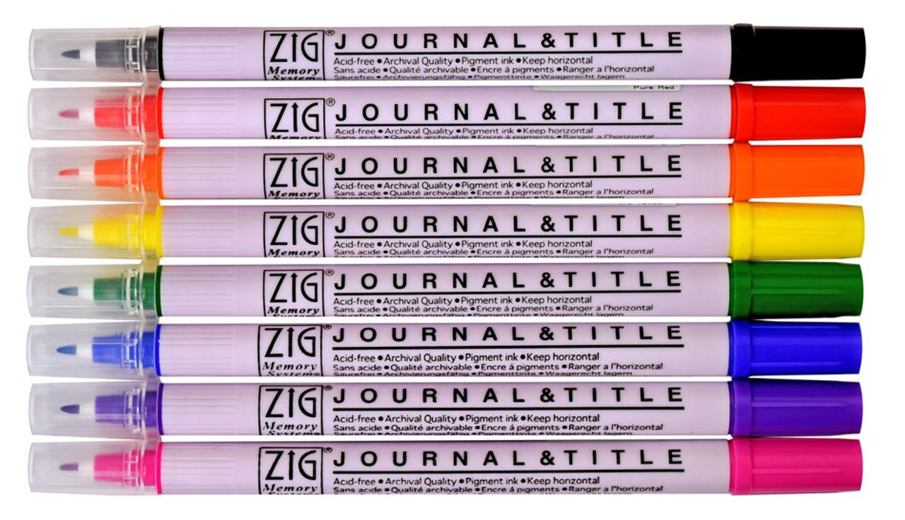 Zig Journal & Title Pure Color Set of 8