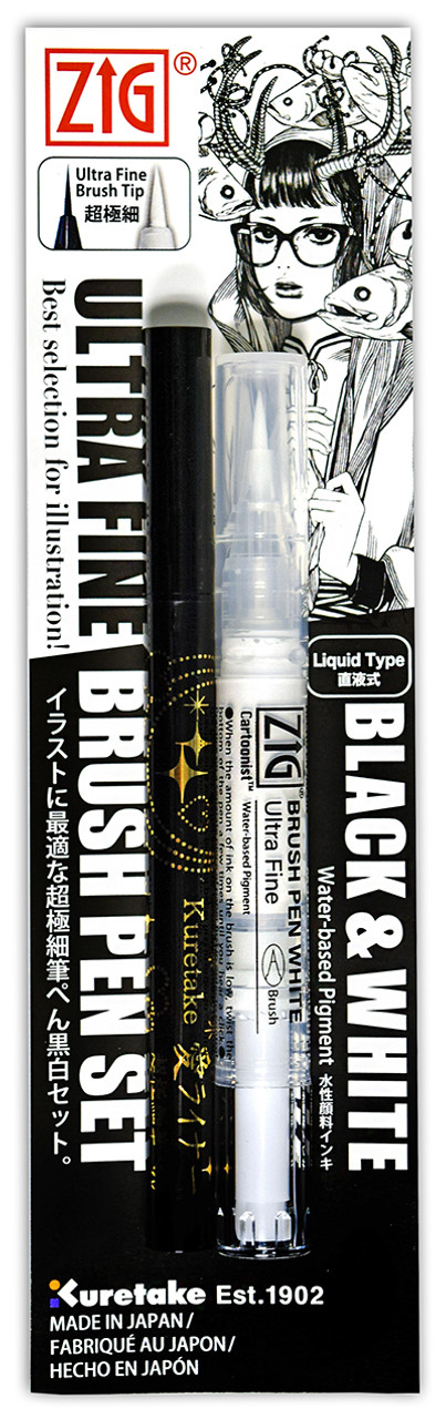 Kuretake ZIG® Cartoonist Ultra-Fine White Brush Pen