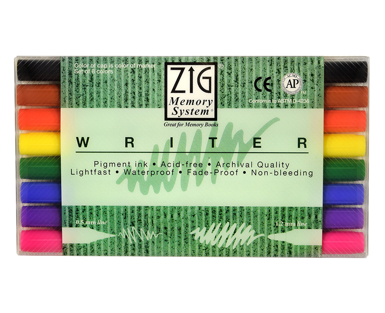 Zig Writer Set of 8