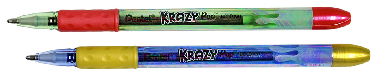 Pentel Krazy Pop Iridescent Gel Pen Set - John Neal Books