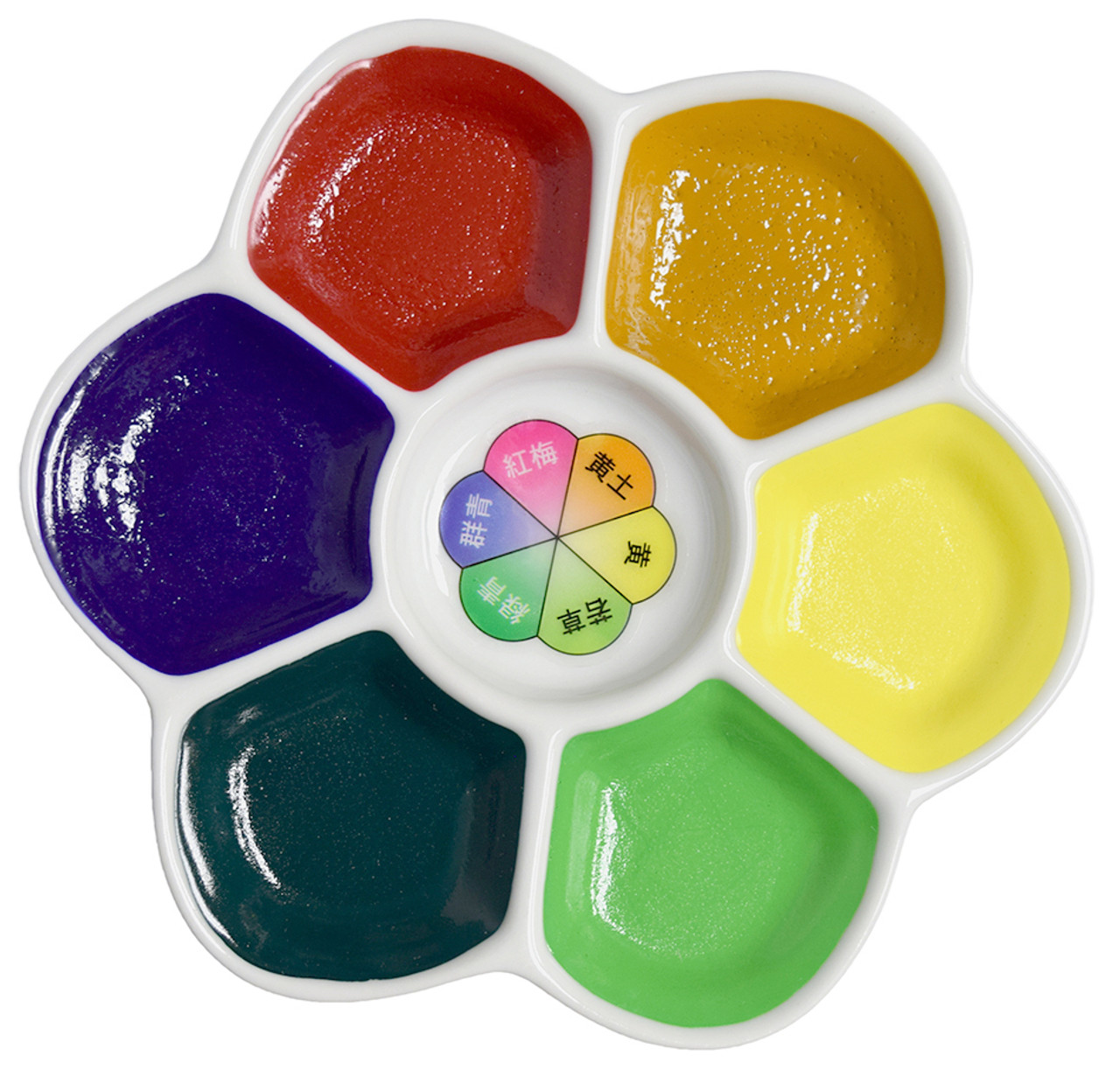 Watercolor Paint Palette Set of 4 Neon Watercolors Mini Watercolor