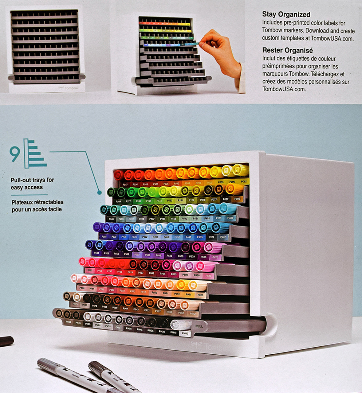 Tombow Dual Brush Pens - Marker Case with 108 Markers