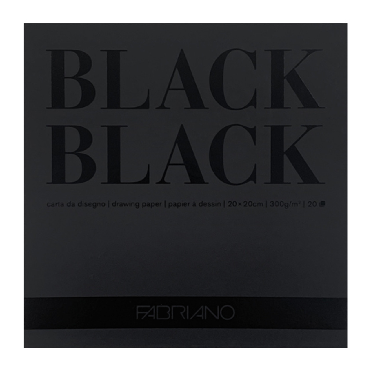 fabriano black black paper