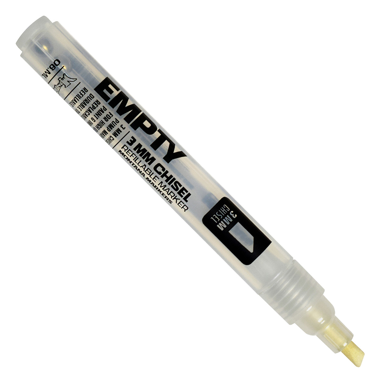 4pcs Empty Refillable Paint Pen Empty Paint Marker Refillable Paint Markers Empty Graffiti Markers, Size: 14X1.5X1.5CM