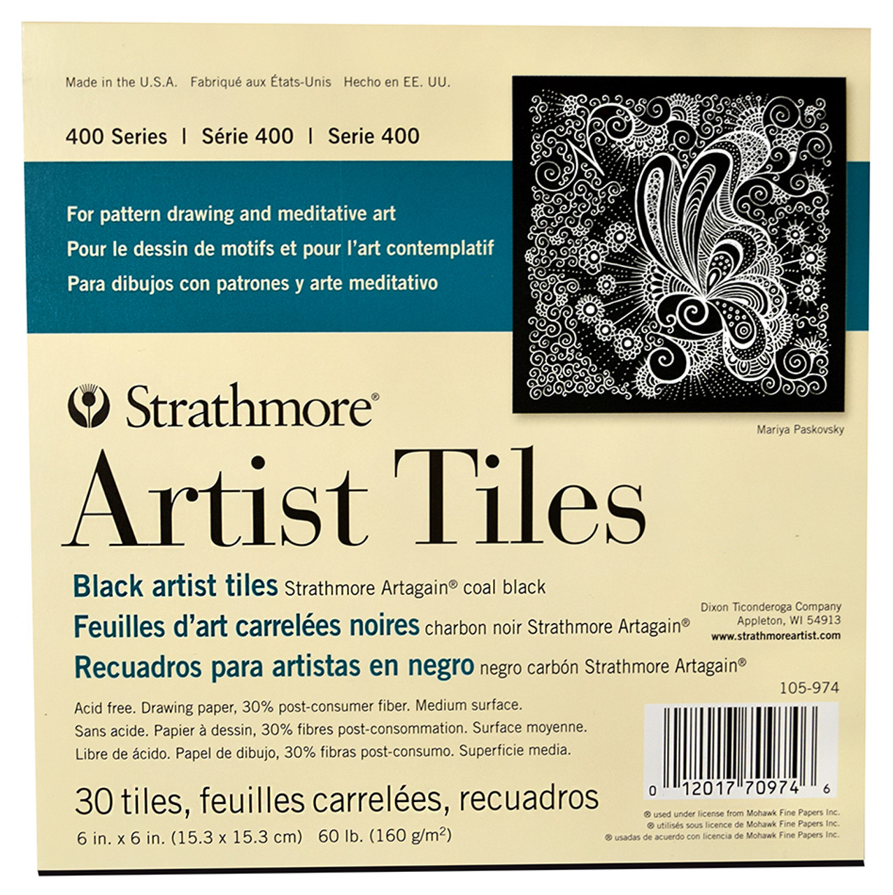 Strathmore 400 Series Watercolor Block - 15 x 20, 15 Sheets
