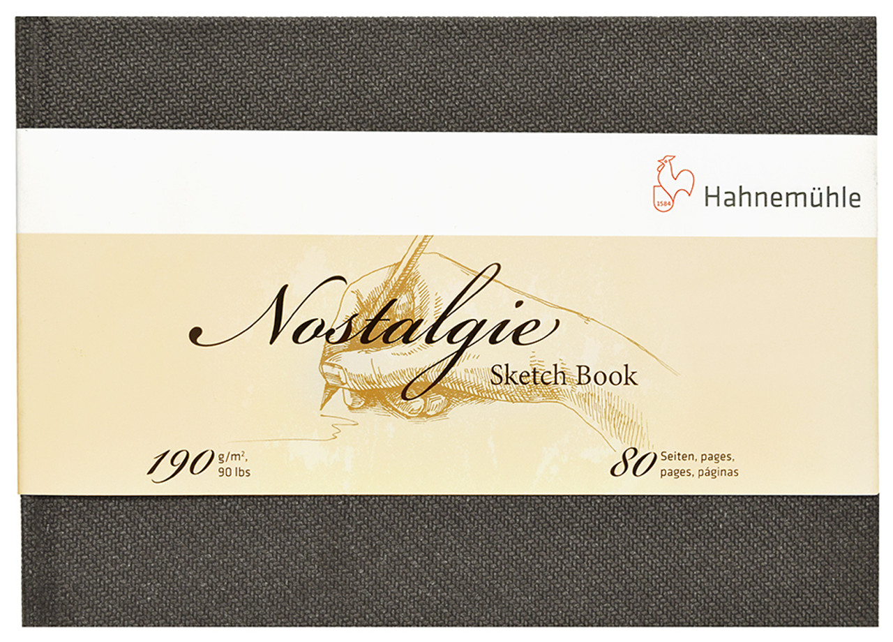 Hahnemuhle Nostalgie Sketch Book Portrait A6 (5.8X4.1 inches) 190gsm 40  sheets/80 Pages