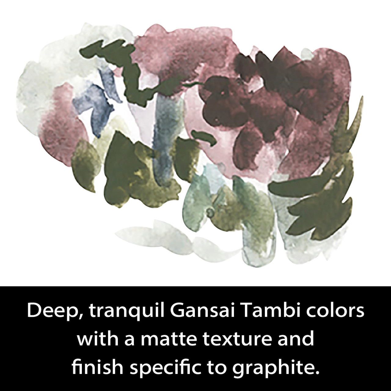 Gansai Tambi Watercolors- Graphite Colors Set of 6