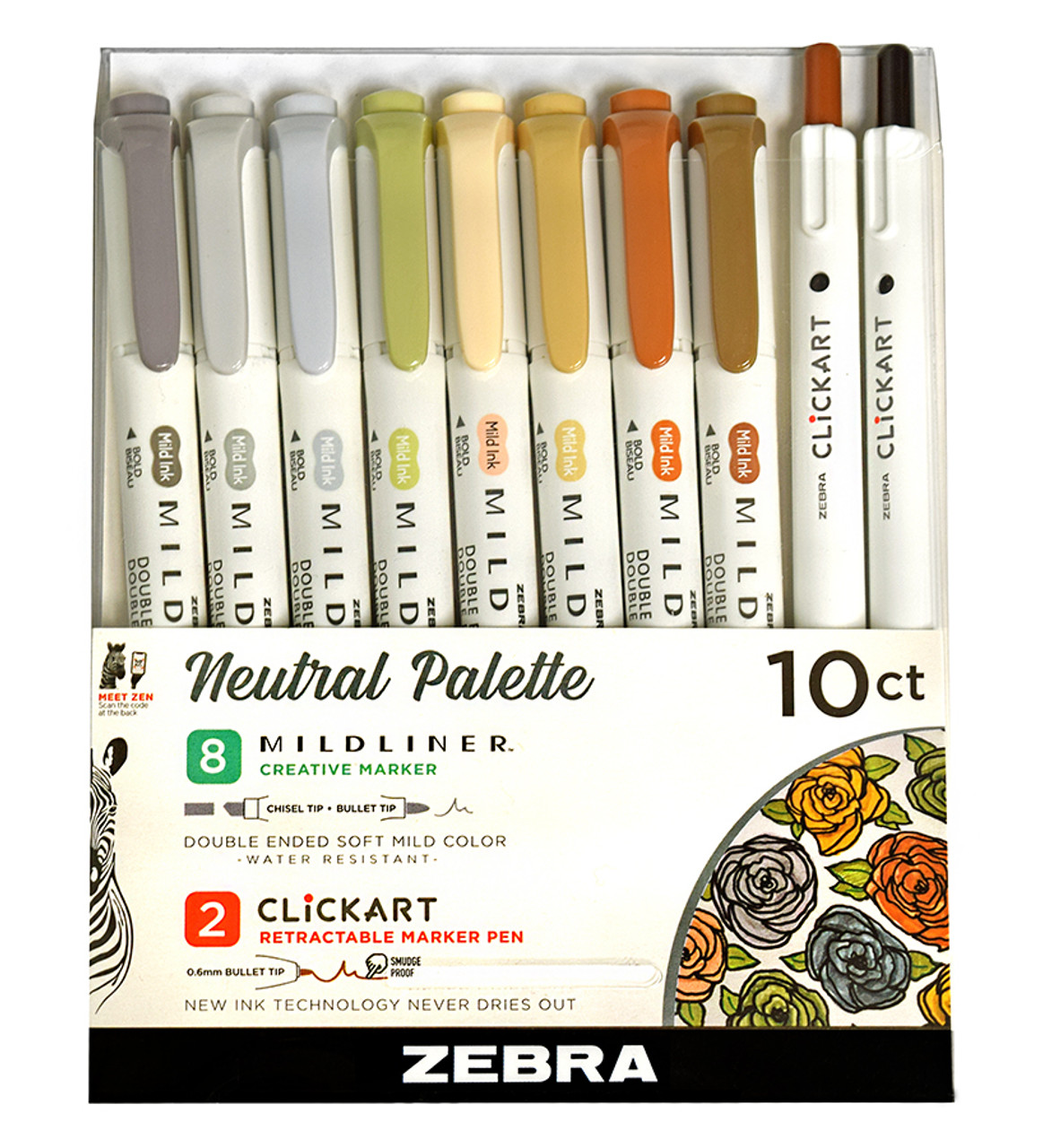 Zebra Neutral Palette Set