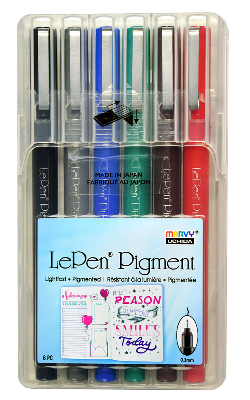 Marvy Le Pen Pigment - Primary Colors Set