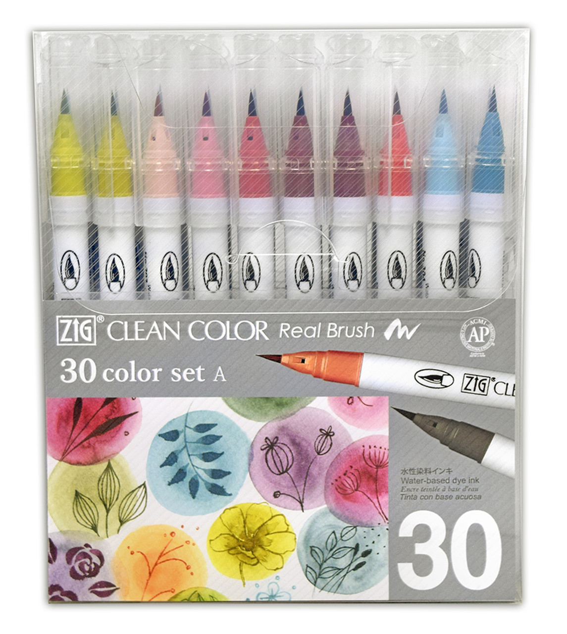 Zig Clean Color Real Brush- Skin Tones Set of 12
