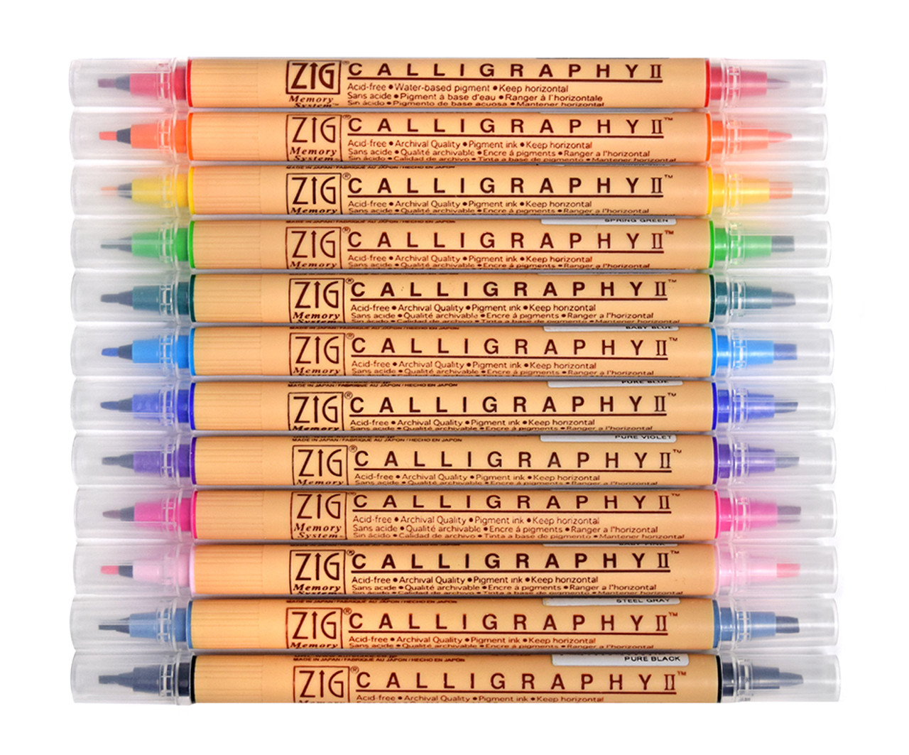 ZIG Memory System Calligraphy Markers – ARCH Art Supplies