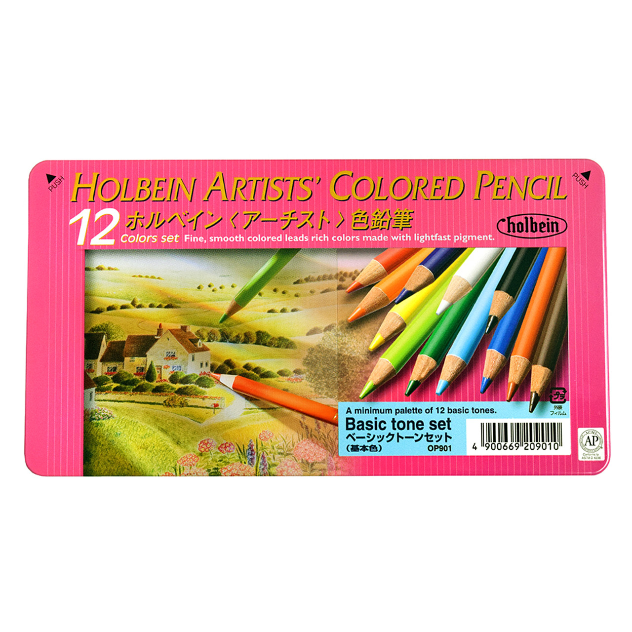 Holbein Artists' Colored Pencil Basic Tone Set of 12 | Marker Supply