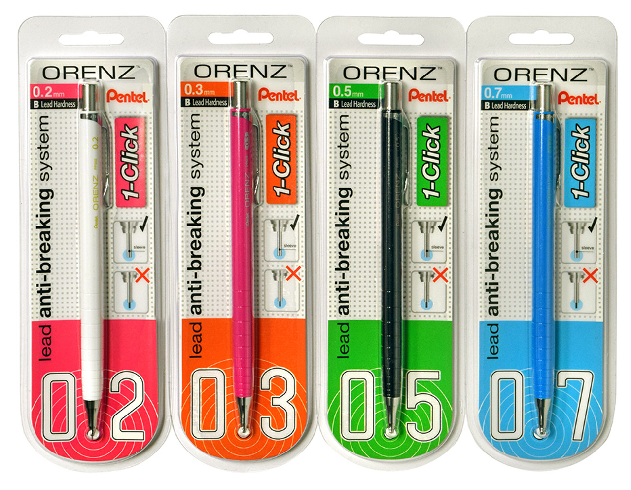 4 Mechanical Pencil Kit Starter Set