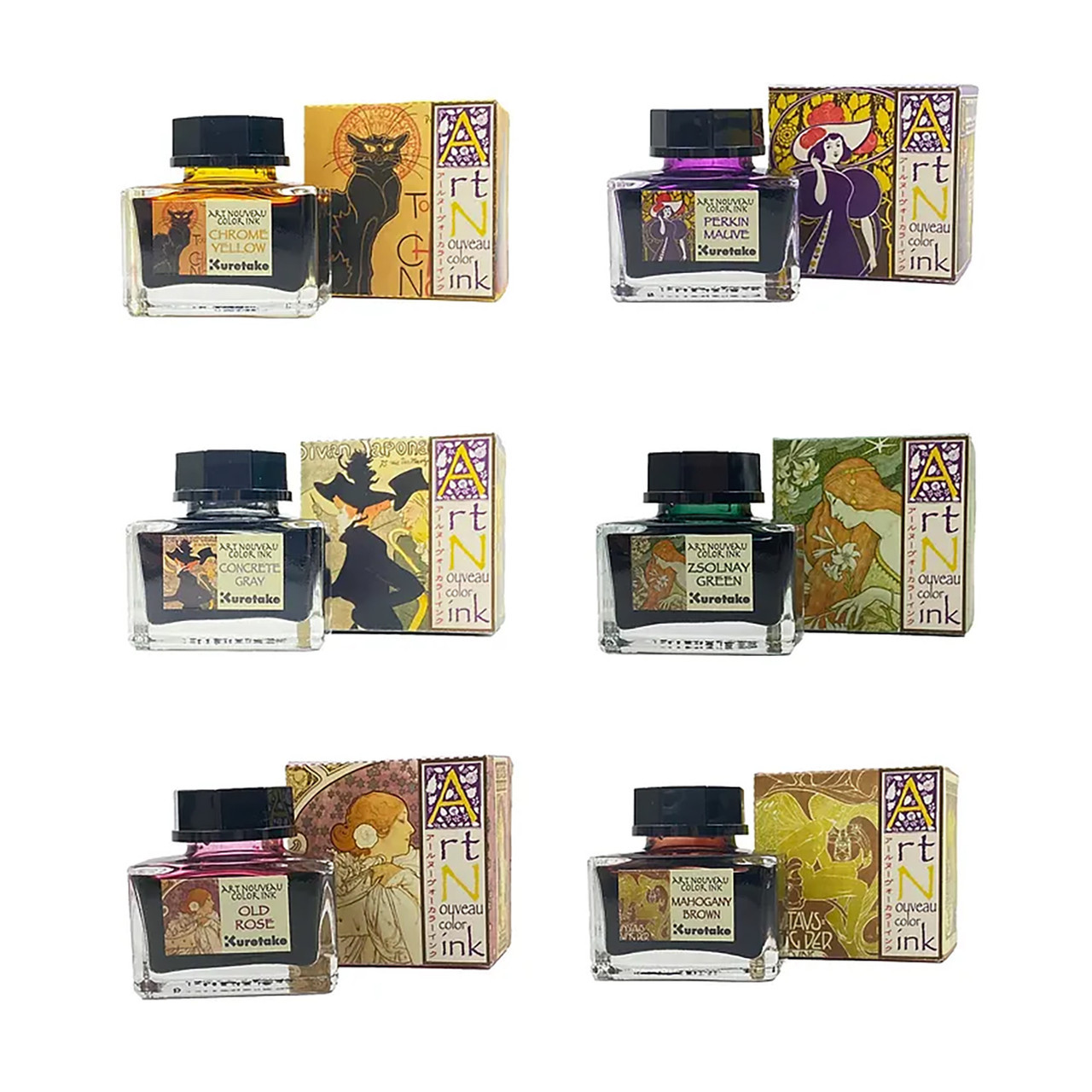 Kuretake Art Nouveau Bottled Inks | Marker Supply