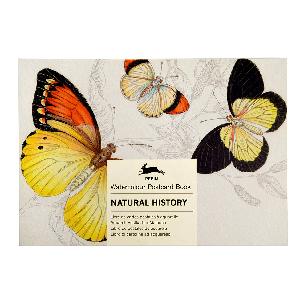 Pepin Press Watercolor Postcard Book- Natural History | Marker Supply