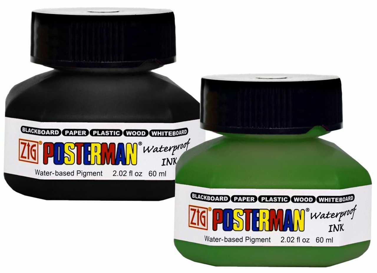 ZIG Posterman 15mm Felt Nib Refillable Water-based Paint Marker Violet