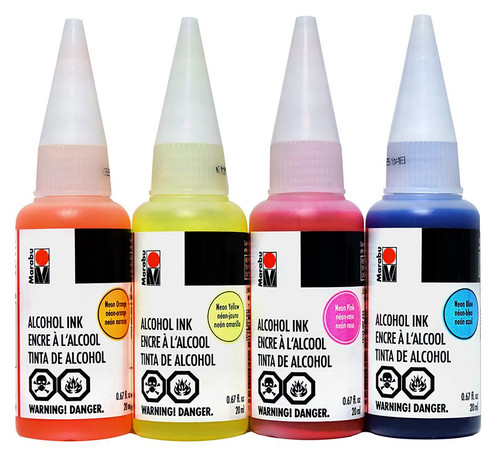 Marabu 6 Metallic Colors Alcohol Ink Set – Rileystreet Art Supply
