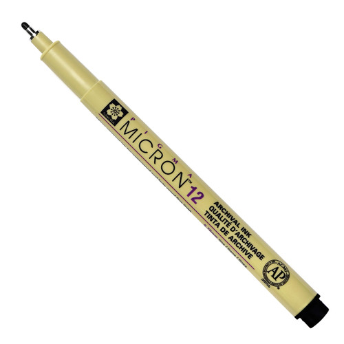 Sakura of America Pigma Micron Pen - Ultra Fine Point - 0.30 mm - Tan Barrel - Black Ink