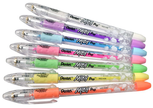 Pentel Milky Brush Set of 8 | Marker Supply